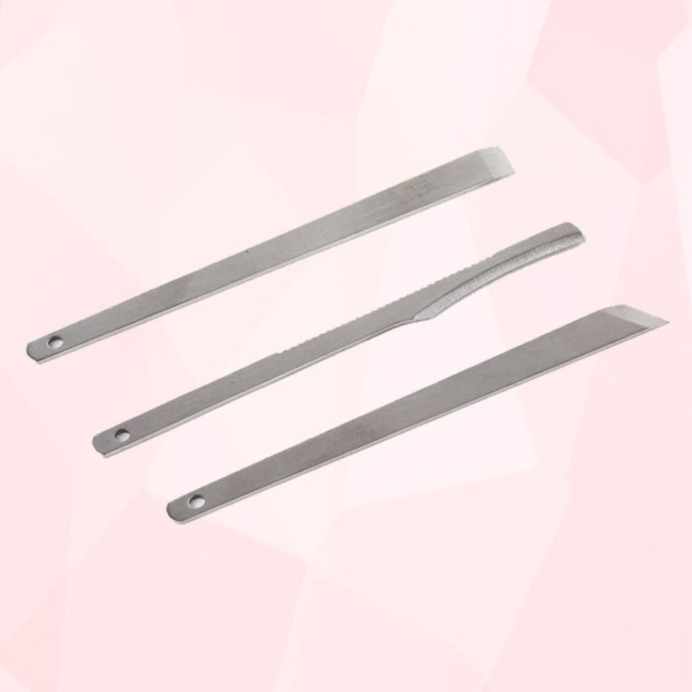 3 шт./компл. профессиональный нож для педикюра, ручка для пилинга ногтей, набор из нержавеющей стали, инструмент для ухода за ногами, инструмент для вросшей кутикулы