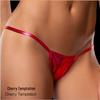 Вишневое Соблазнение Женские Стринги из Лакированной Кожи - Сексуальный Европейский и Американский Стиль