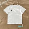 Off-White Летняя новинка 2025 года с принтом покерных карт и букв, классическая футболка с короткими рукавами для мужчин и женщин, парная футболка