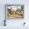 5D DIY Diamond Embroidery Town Farm Animals Full Round Diamond Painting Cross Stitch Rhinestone