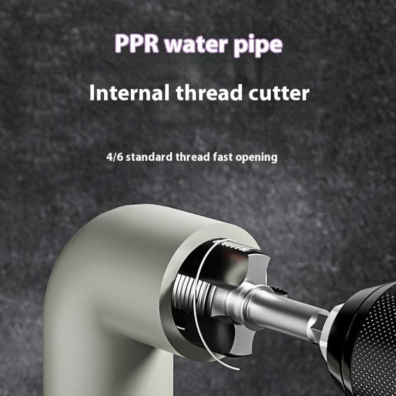 4Точки 6Точек Ppr Водопроводная Труба Открывалка Внутренней Резьбы Шестигранная Универсальная Для ПВХ Трубы Резьбонарезной Метчик Ручные Электродрели Ручной Инструмент