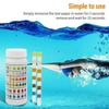 50 Strips Multipurpose Swimming Pool PH Precise Test Paper PH Value Test Kits For Residual Chlorine, Free Fhlorine, Nitrate