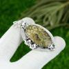 Natural Ocean Jasper Gemstone Pendant Green 925 Sterling Silver Indian Jewelry