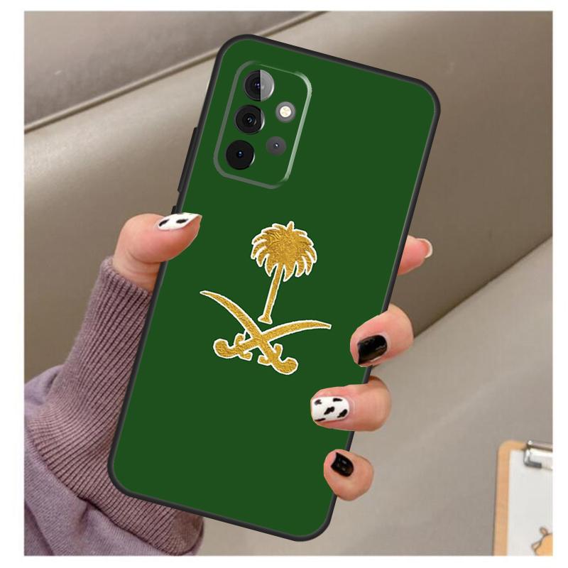 Чехол с флагом Королевства Саудовская Аравия для Samsung Galaxy A34 A54 A14 A06 A16 A26 A36 A56 A12 A32 A52 A13 A33 A53 A15 A35 A55