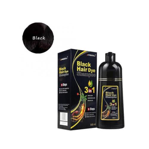 (Dark Brown) Meidu Botanical Extract Hair Dye 500ml Black