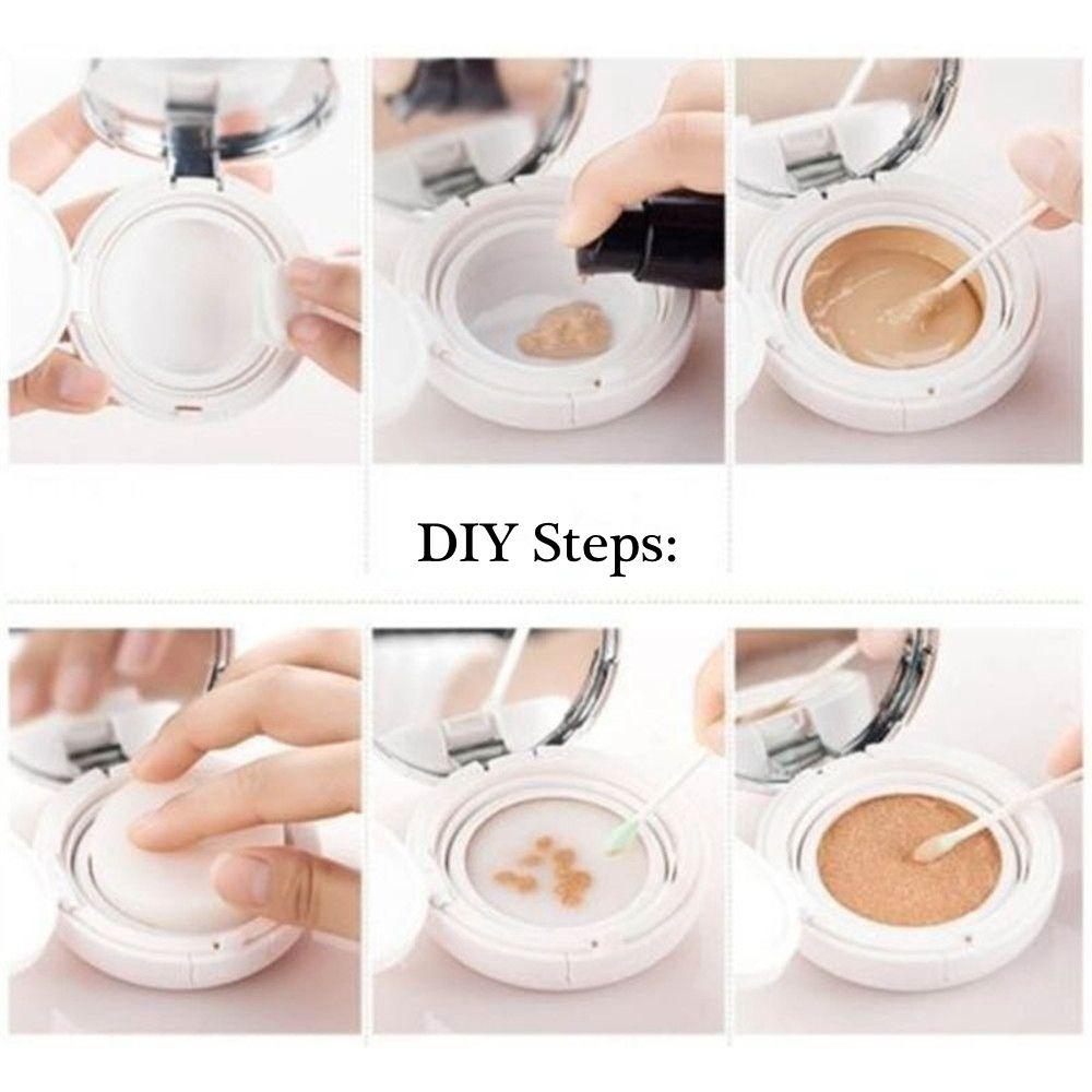 Makeup Tool DIY BB Cream Container Refillable Empty Box With Powder Puff Air Cushion Mirror Case