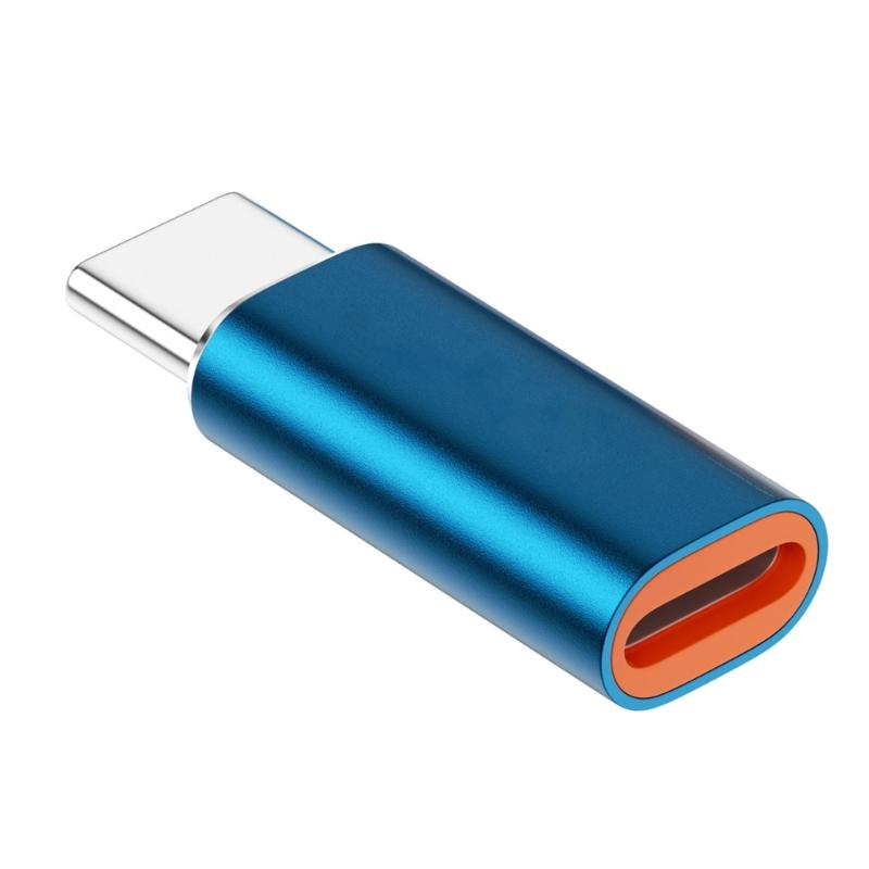 Легкий адаптер-конвертер с разъема Female на USB Type-C Прочный металлический корпус Компактный дизайн для использования в автомобиле Бесшовная зарядка устройств