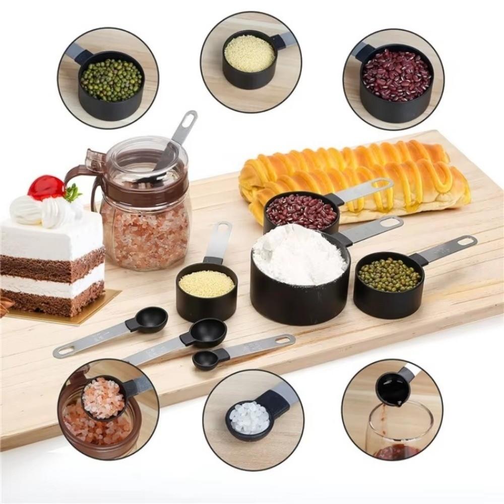 10PCS Graduated Measuring Spoons Set Stackable Measuring Cup and Spoon Set Household Kitchen