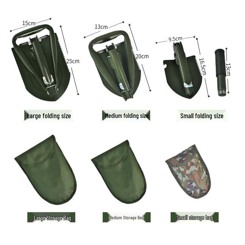 Multi-functional Folding Military Shovel
