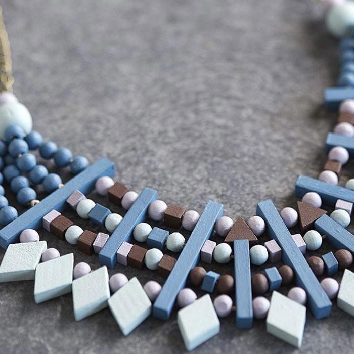 Wooden Beads - Artémio - Square - 5x3mm - Pack of 150 Pieces - Brown