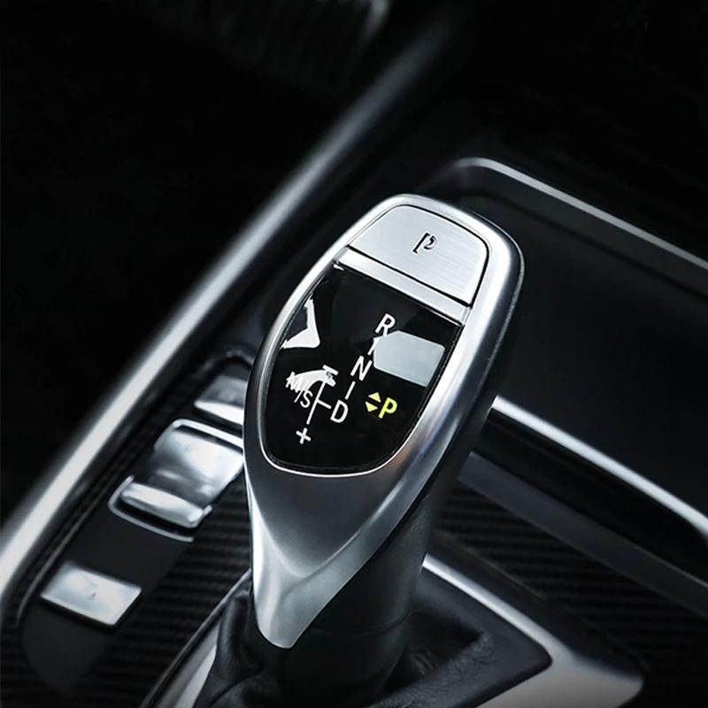 Для BMW 1 2 3 4 5 6 7 серии 3GT 6GT X3 X4 X5 X6 серебристо-красный 1 * кнопка переключения передач P-файл, декоративная наклейка с блестками