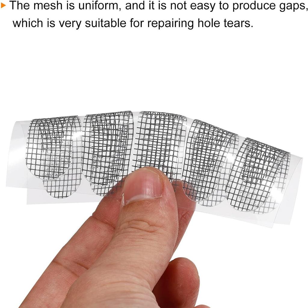 Лента для окон и дверей, водонепроницаемая сетка из стекловолокна, комплект сеток, прочный клей, виниловая заплата для экрана