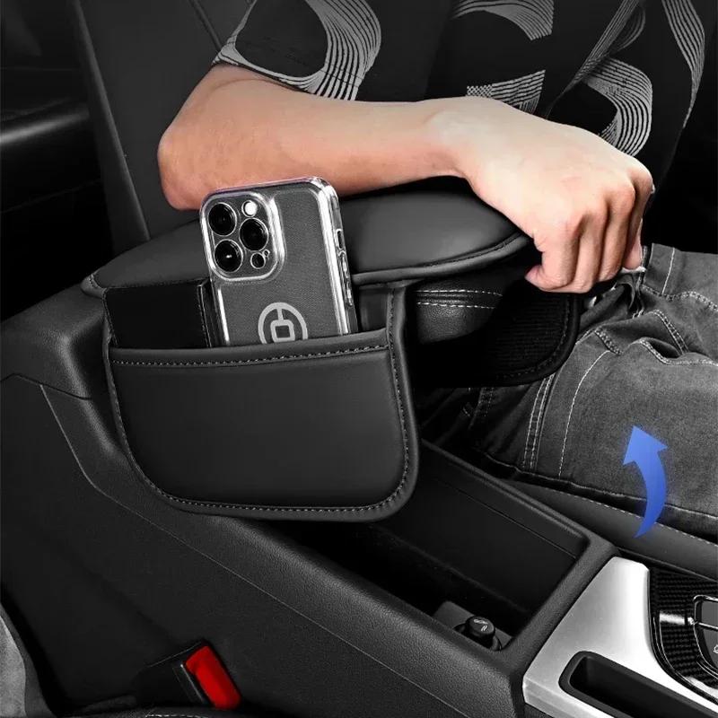 Car Seat Armrest Box Protector Cushion Storage Box Cover Pad For Honda Civci FIT CRV Accord Jazz HRV Stepwgn Prelude Insight RG0