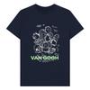 Apoh Unisex Adult Sunflowers Scribble Vincent Van Gogh T-Shirt
