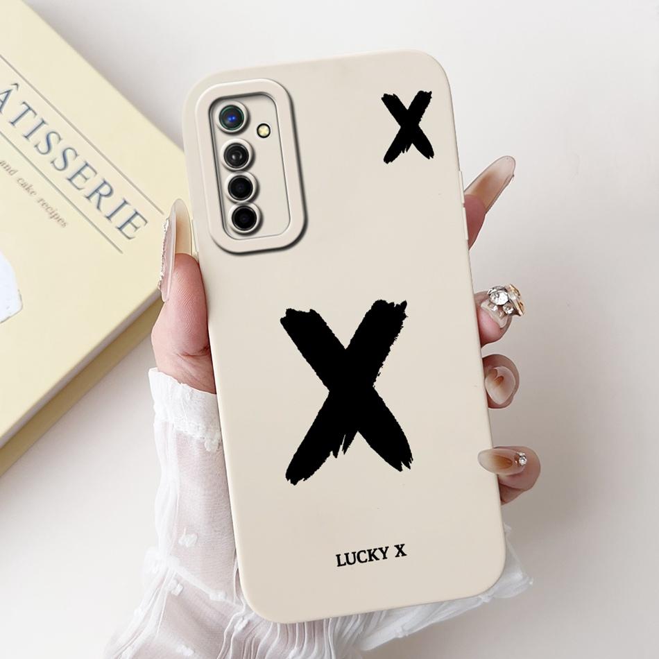 Чехол для телефона Realme X2 XT со счастливой начальной буквой Для Realme XT X2 Мягкий силиконовый противоударный чехол