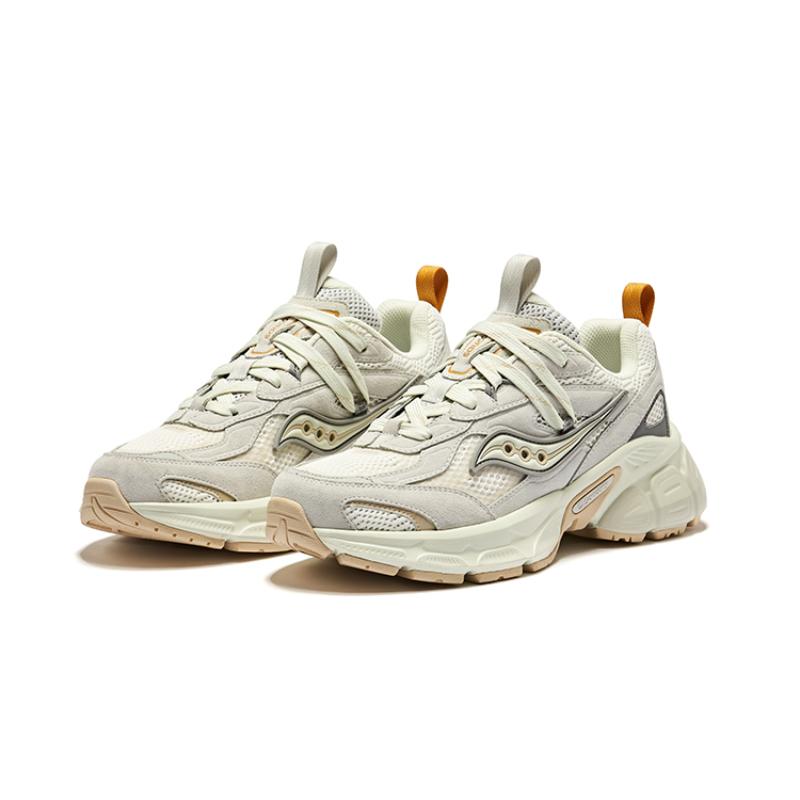 SAUCONY 2K CAVALRY Низкие повседневные кроссовки для бега Унисекс Серо-бежевые Saucony S79053-10