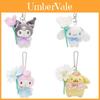 Милый японский плюшевый брелок Sanrio с персонажами Cinnamoroll, Kuromi Melody и KT.