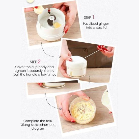 Ручной измельчитель чеснока, толкушка для чеснока, мини-кухонный комбайн для имбиря, перца, орехов, фруктов и овощей