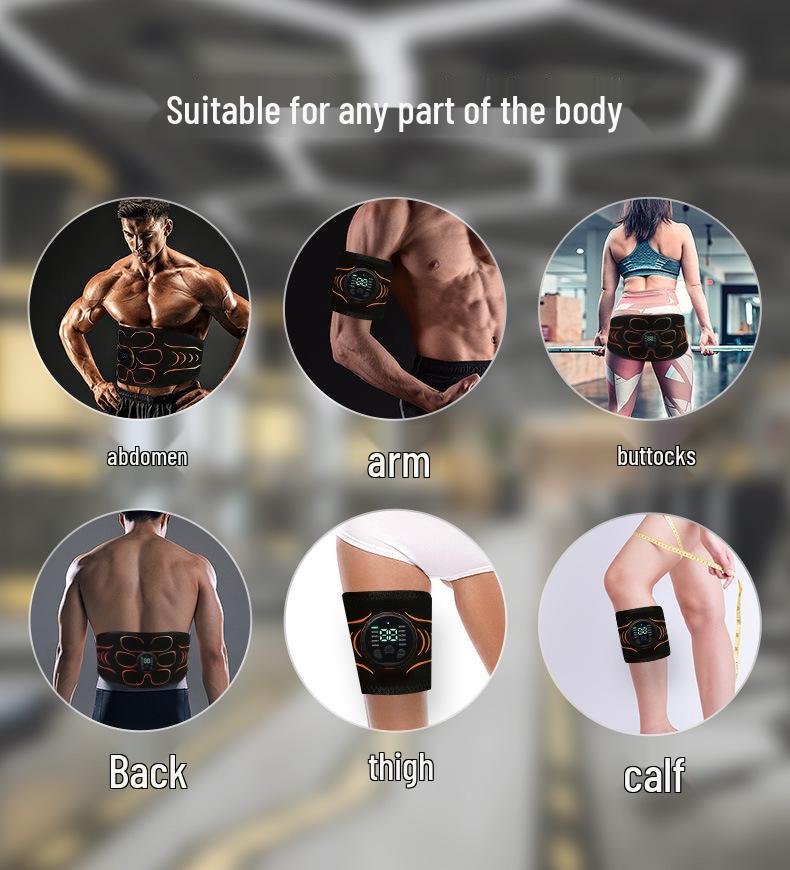 ЭМС-стимулятор мышц, abdominal exerciser, пояс для талии для фитнеса всего тела и силовых тренировок.