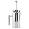 Кофеварка из нержавеющей стали с двойными стенками, чайник для французского пресса с фильтром (800мл)