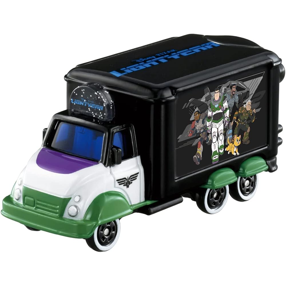 Takara Tomy Tomica Disney Motors Buzz Lightyear Jolly Float Mini Car Toy for Ages 3 and Up Boxed ST Mark Certified