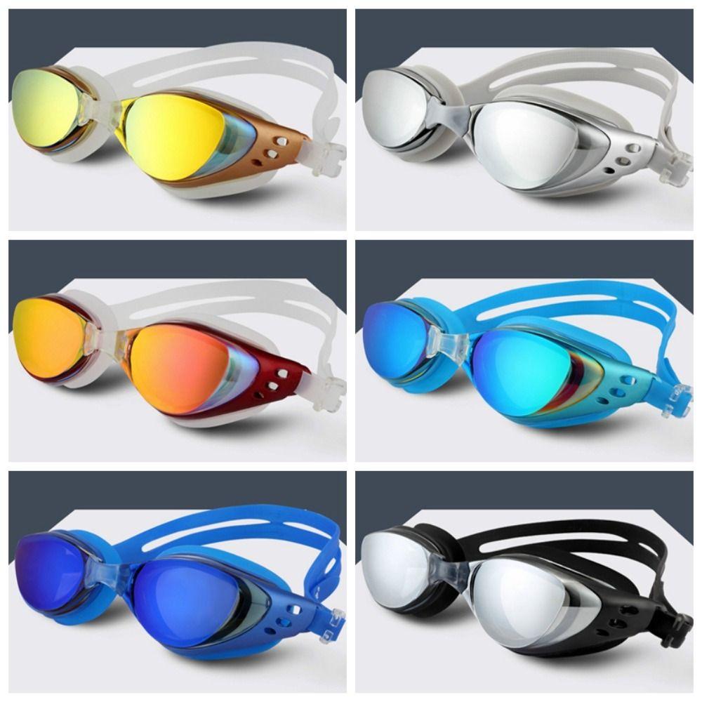 Anti Fog Lens Swimming Goggles Anti-UV Diving Goggles Portable Swim Eyewear  For Swimming