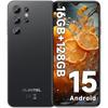 OUKITEL C1 Смартфон на Android 15, 16 ГБ + 128 ГБ(ТФ 1 ТБ) Смартфон 4G, 6,52" HD+ Экран, Батарея 5150 мАч, Камера 13 Мп + 5 Мп