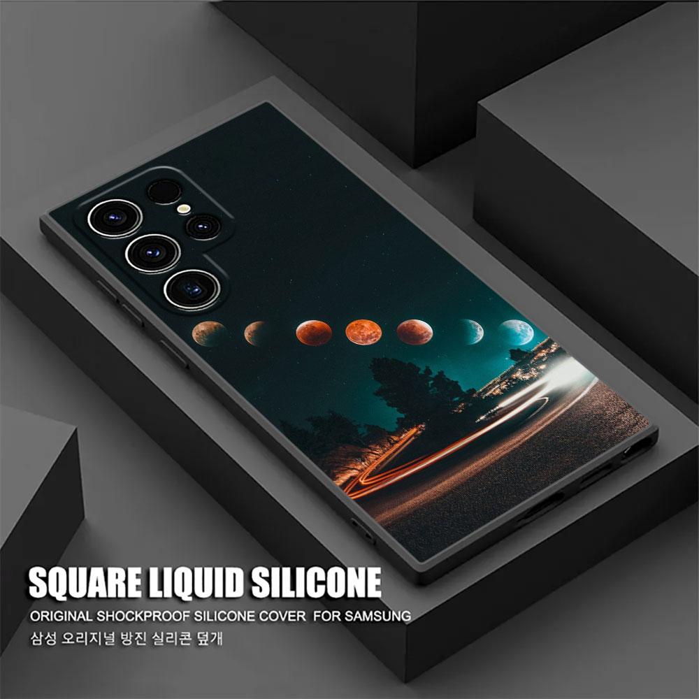 Чехол Sky Space planet Moon Stars Universe S26Ultra для Samsung Galaxy S26 S25 S24 S23 S20 S21 FE S22 Ultra Plus Мягкая Защитная Крышка для Телефона