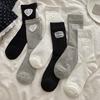 Women's Summer Thin Lace Cloth Label Boneless Sweet Lace Mid Tube Pile Socks