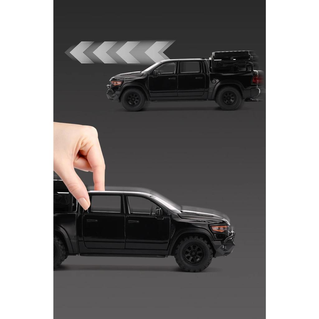 1/32 DODGE Mammoth 1000 TRX RV Car Off Road Vehicle Alloy Diecast Model Camping Car Children's Toy Car Home Decoration Ornaments