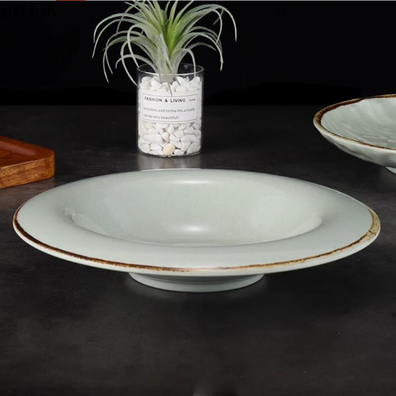 Меламиновая соломенная шляпа Тарелка Обеденная тарелка Фруктовая глубокая тарелка Салатница Тарелка для стейков в западном стиле Десертная чаша Диск-поднос для закусок