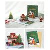 Yousheng 3D Christmas Fireplace Greeting Card Pop-Up Holiday Card for Festive Wishes Cozy Holiday Home Decoration