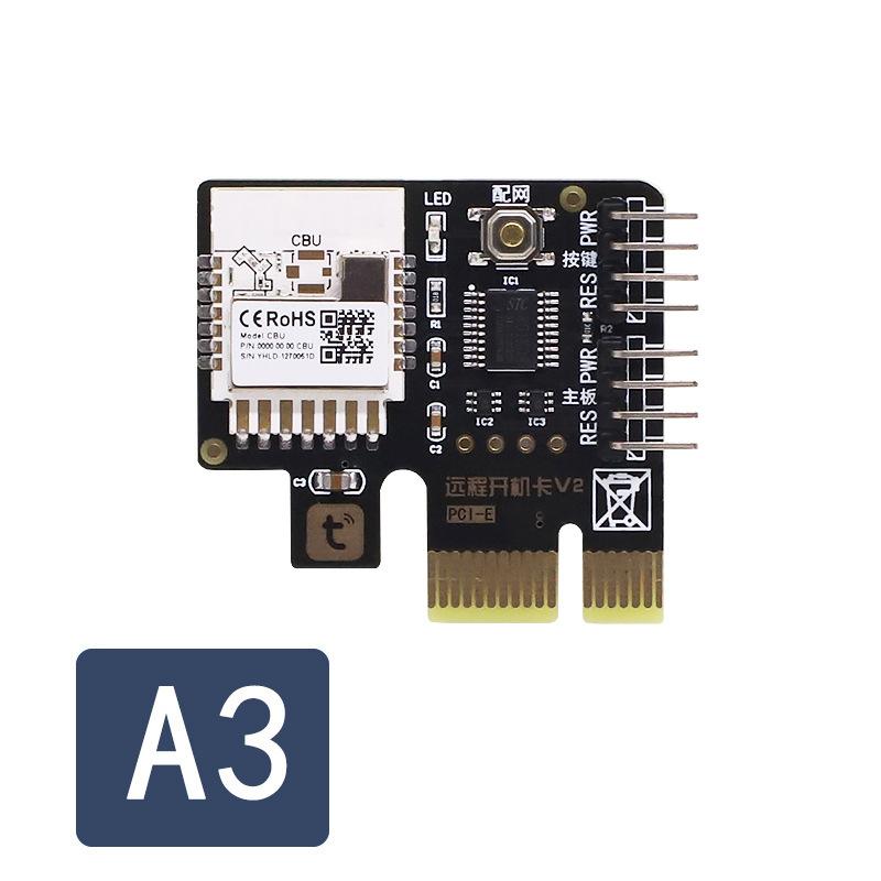 A3 Tuya Wifi Выключатель питания ПК Карта запуска для удаленного рабочего стола для телеработы PICE MINI