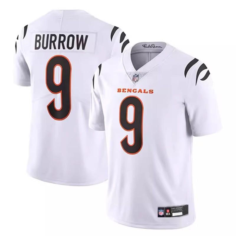 Cincinnati Bengals NFL Футбольная форма Джо Берроу Мужская Реплика Игровая рубашка для фанатов