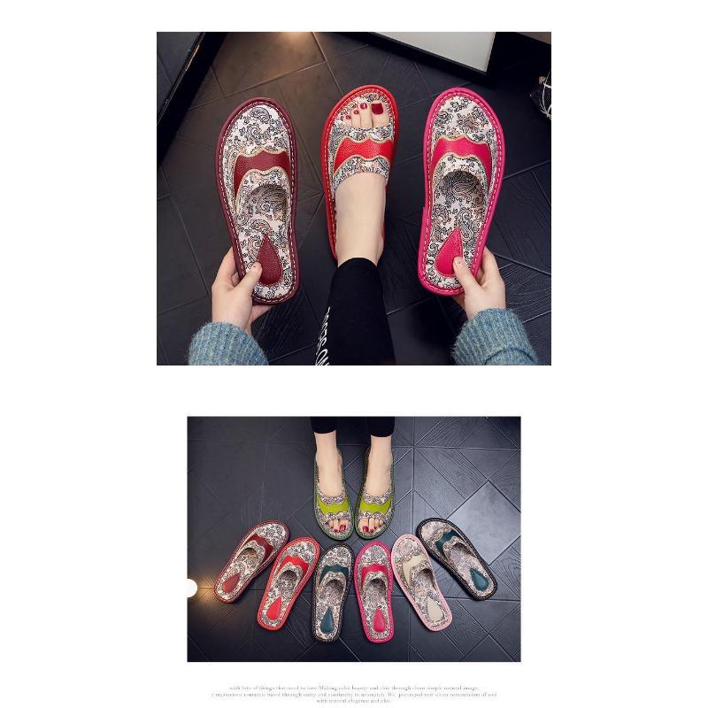 Vintage Summer Women's Non-slip Soft-soled Slippers