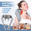 Foreverlily Wireless Neck And Back Massager Neck And Shoulder Kneading Massage Shawl Neck Cervical Relaxing Trapezius Massager