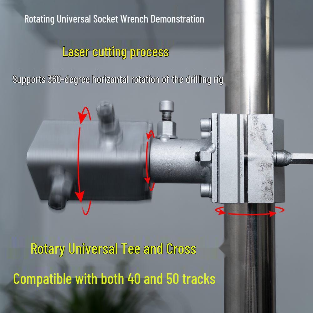 Industrial Diamond Core Drill Machine with Hydraulic Lifting Frame and Universal Stand