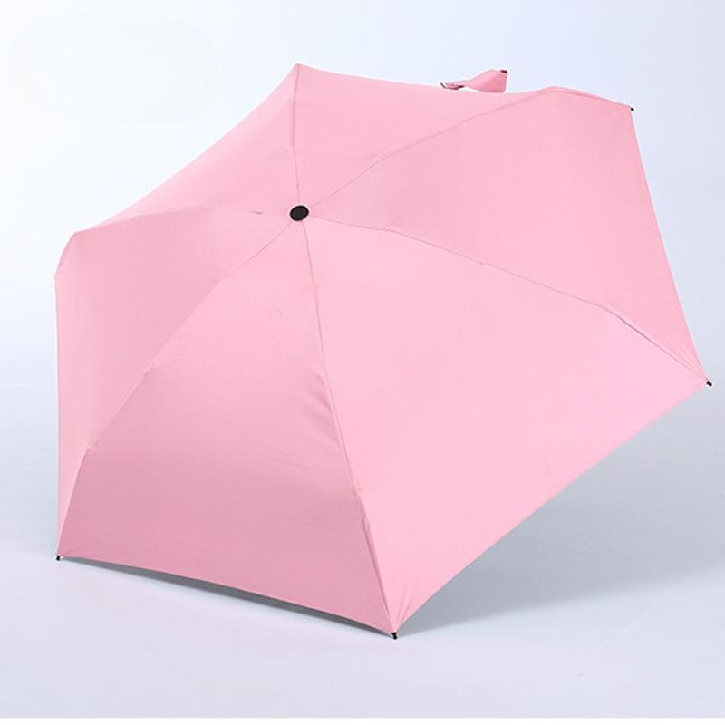 1pc Mini Pocket Umbrella for Sun Protection and Rain Blocking, Uv Resistant, Foldable and Portable for School, Office, Household, Travel