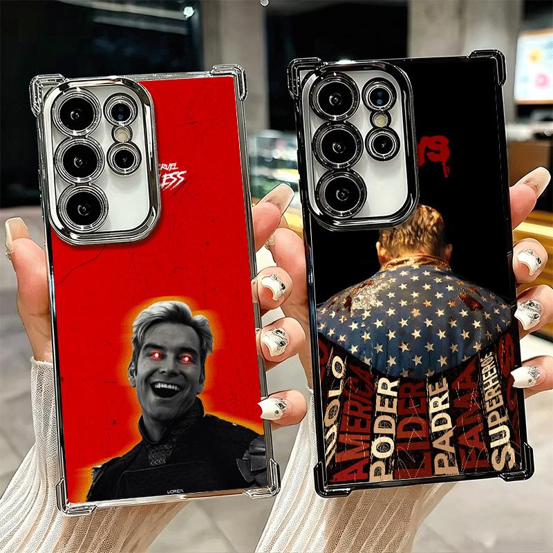 The Boys H-Хоумлендер Мягкий Чехол Для Телефона Для Samsung Galaxy S26 Ultra S25 Edge S24 FE S23 Plus S22 S21 + S20 Покрытие Защита От Падения Fund
