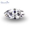 Real Marquise Cut Moissanite Loose Gemstones 0.5CT To 3CT D Color VVS1 With GRA Certificate Pass Diamond Tester