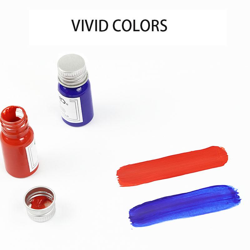 1 шт 36 цветов 10 мл/тюбик текстильное акриловое покрытие для одежды холст водонепроницаемый
