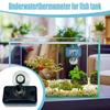 Suction Cup Mounting Aquarium Thermometer Submersible Thermometer  Water Temperature Monitoring