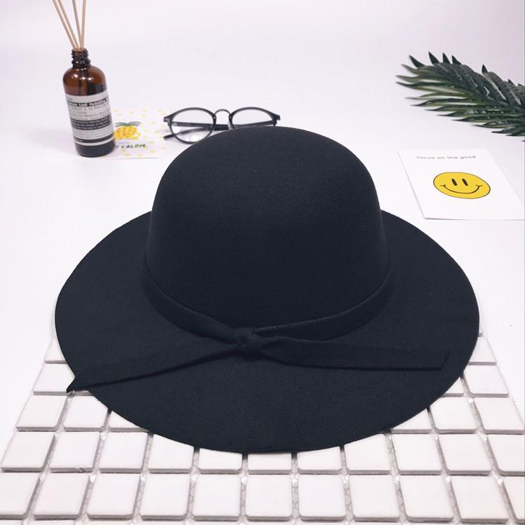 Citgeett New England Retro Wind Children Girls Big Hat Big Hat Bow Beach Hat Sun Hat