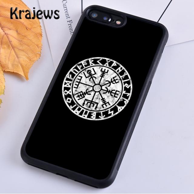 Чехол для телефона Krajews Viking Vegvisir Odin Nordic для iPhone 14 5 SE 6s 7 8 plus XR XS 11 12 13 pro max Samsung S21 S22ultra