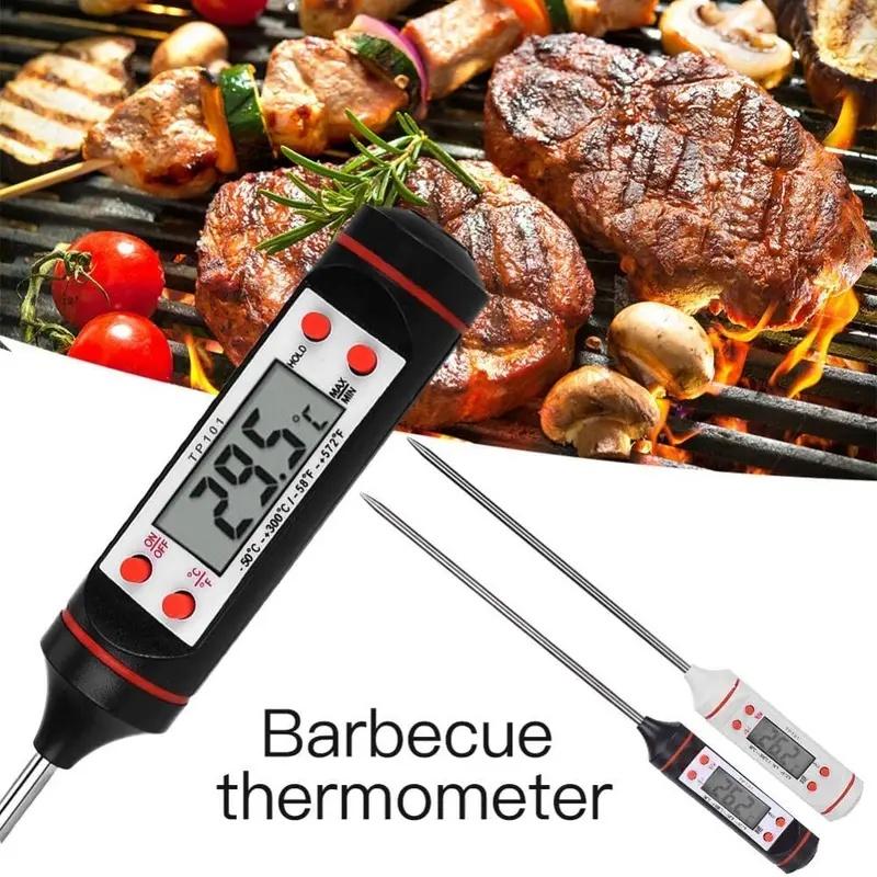 Digital Meat Thermometer Cooking Food Kitchen BBQ Probe Water Milk Oil Liquid Oven Digital Temperaure Sensor Meter Thermocouple
