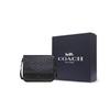 Coach Gotham 27 Классическая сумка-мессенджер из канвы с монограммой и телячьей кожи Мужская сумка-мессенджер Угольный C2681-JICHR