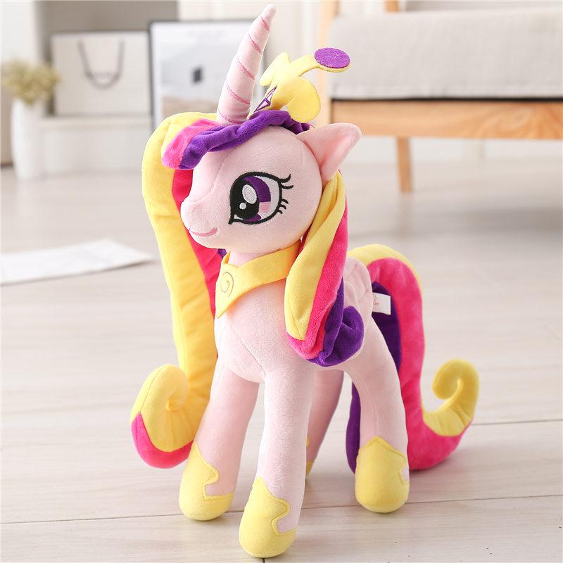 New My Little Pony Plush Toys Twilight Sparkle Pinkie Pie Rarity Fluttershy Applejack Rainbow Dash Stuffed Doll Kid Xmas Gift