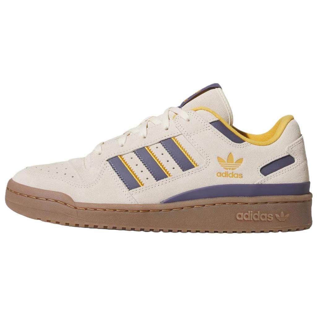 Adidas Кроссовки унисекс Forum Low Cl Wonder White/Preloved Violet/Preloved Yellow JQ2655