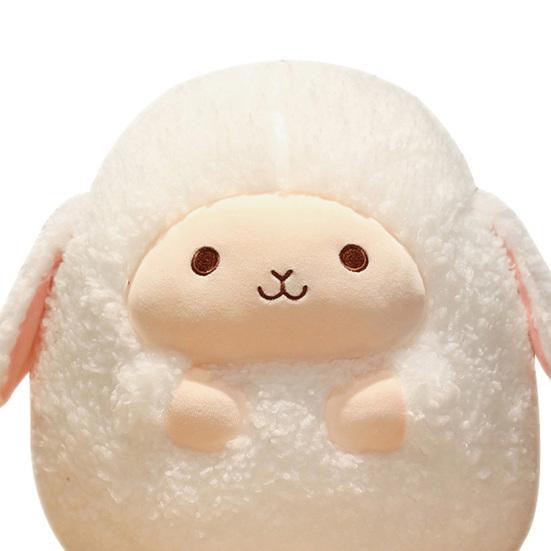 Мягкая кукла овечка с полной набивкой, для сна, эластичная, милая плюшевая подушка-овечка для развлечений