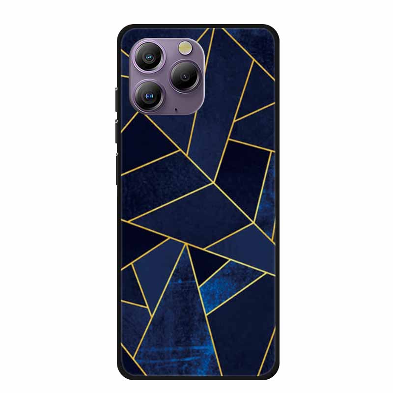 Soft Space Cover for Blackview A96 Case Flower TPU Cat Silicone Phone Cases for BlackviewA96 Cover Shockproof Lovely Shell